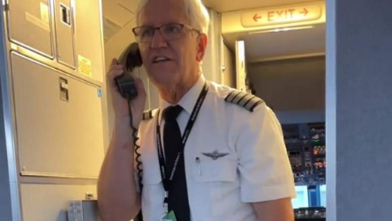 Photo of video | Un pilot a anunțat în timpul unui zbor că se pensionează, după 32 de ani. Discursul lui a devenit viral